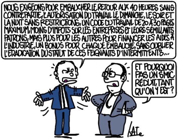 clash Gattaz-Hollande